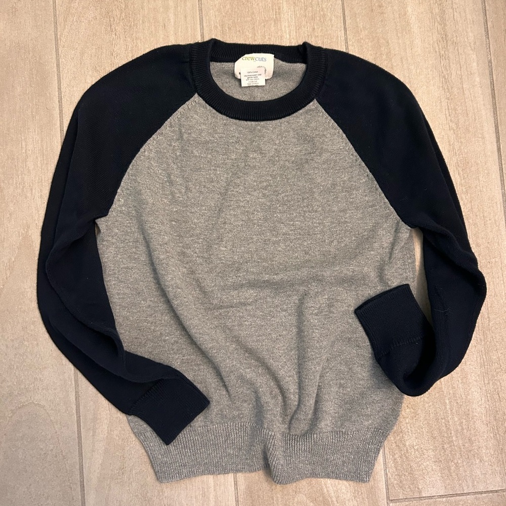 Crewcuts Gray and Black boys Sweater